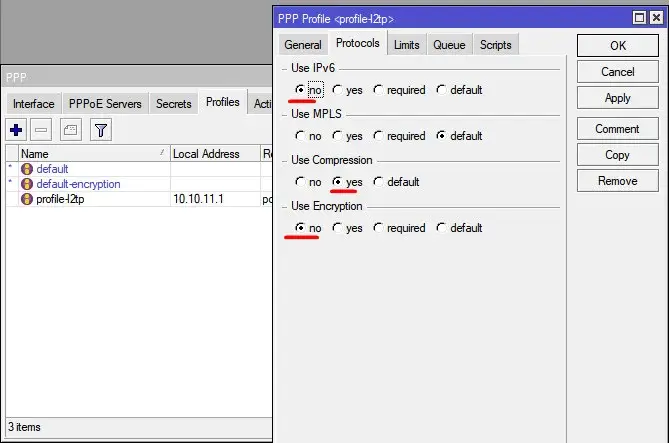 Настройка L2TP + IPSec сервера на MikroTik